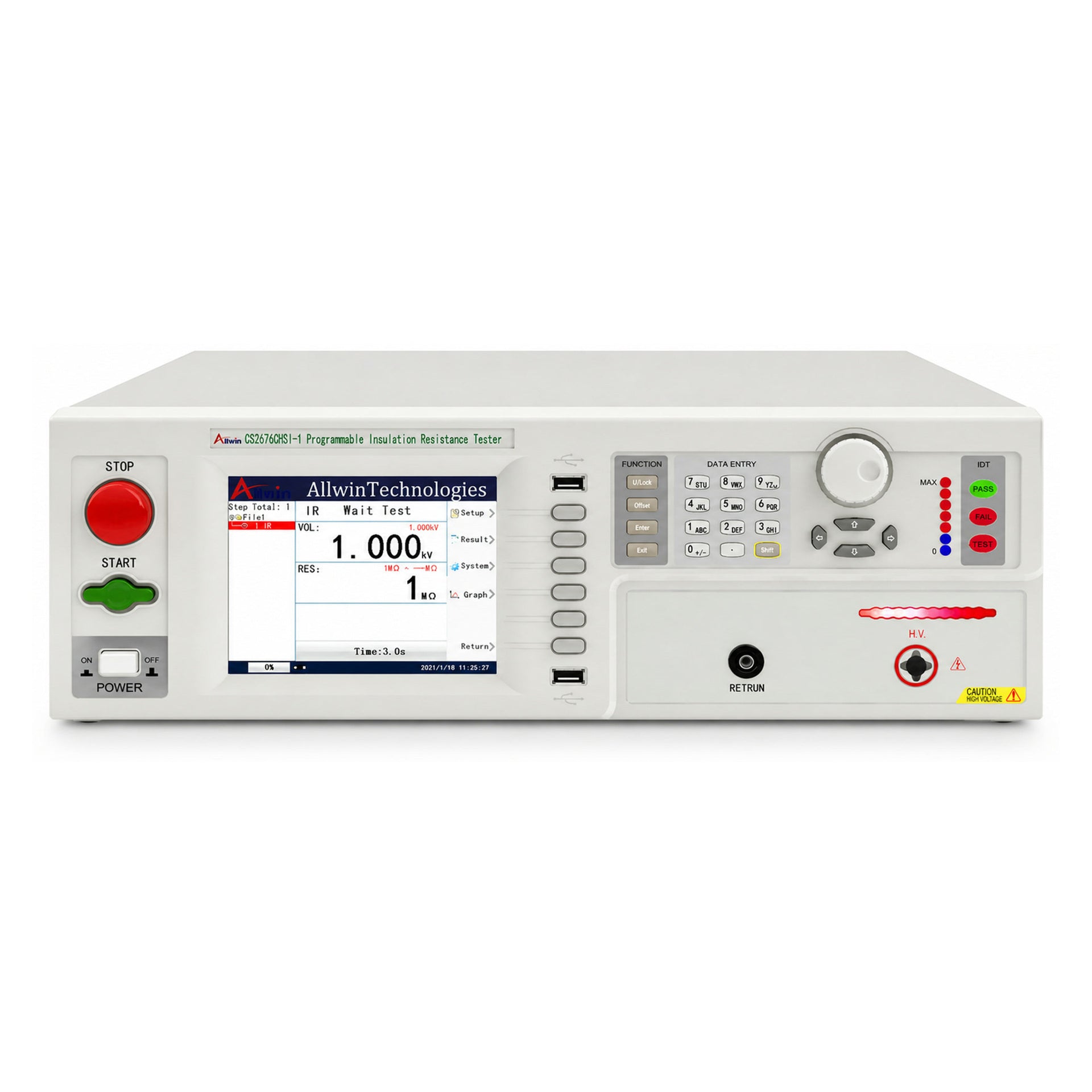 Insulation Resistance Tester, 5 kV insulation test voltage - CS2676CHSI-1 - image 1