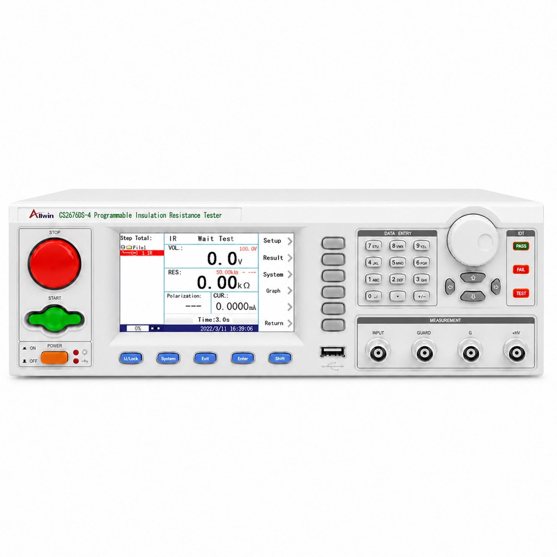 Insulation Resistance Tester, ±0.5% insulation voltage accuracy - CS2676DS-4 - image 1