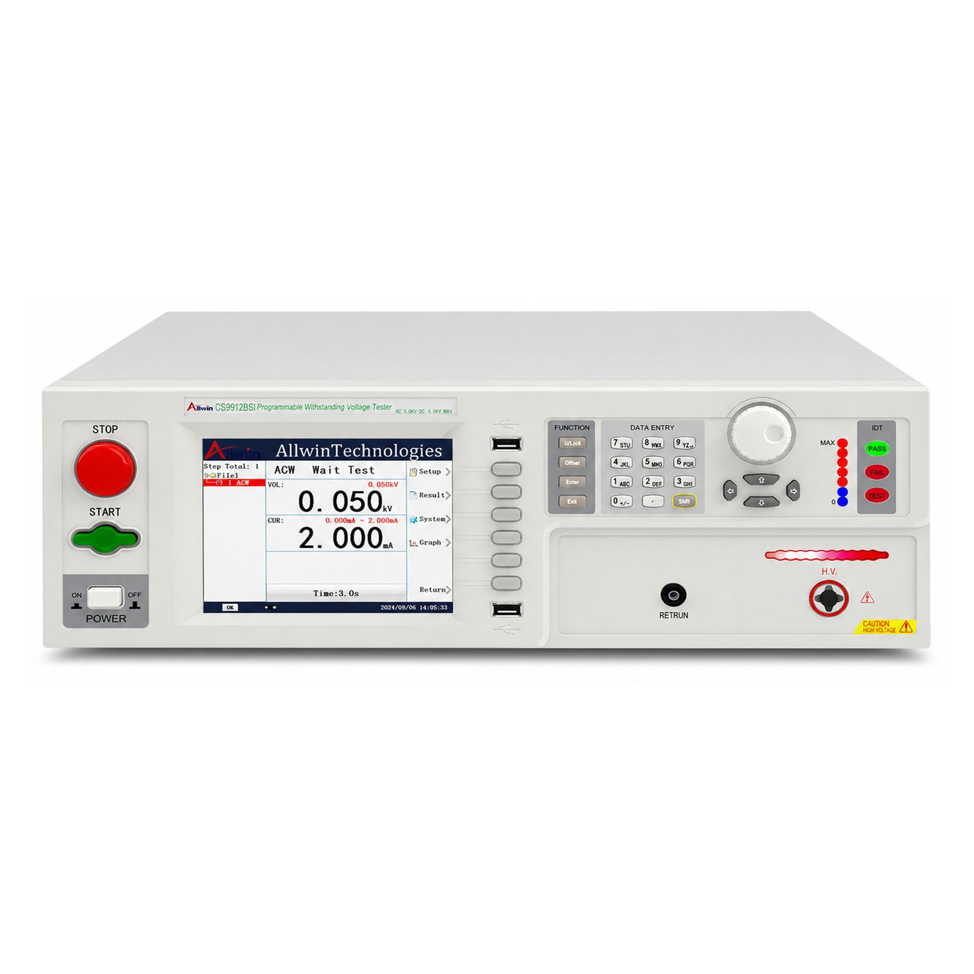 AC/DC HiPot Tester, 6 kV - CS9912BSI - image 1