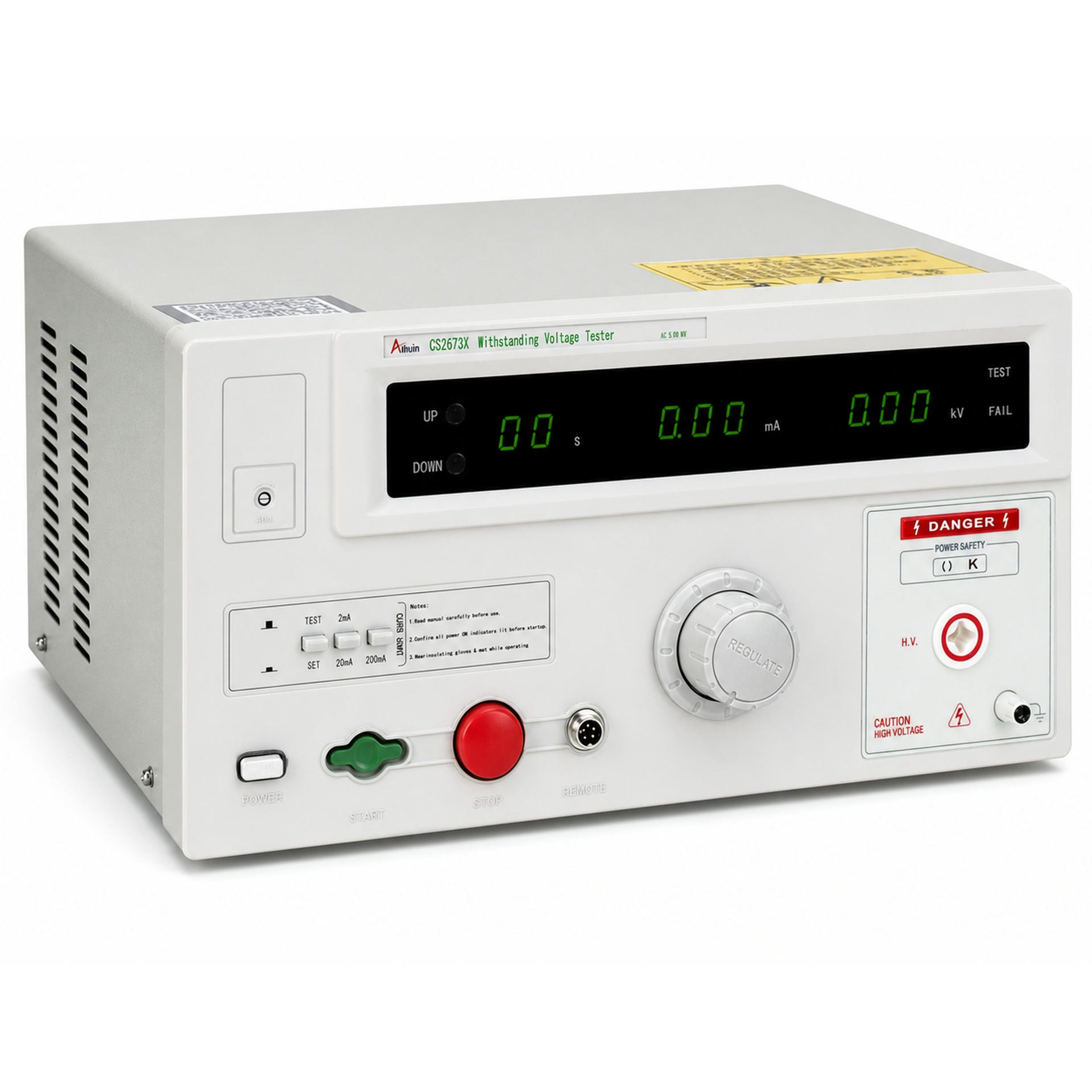AC HiPot Tester, 5 kV / 200 mA - CS2673X - image 2