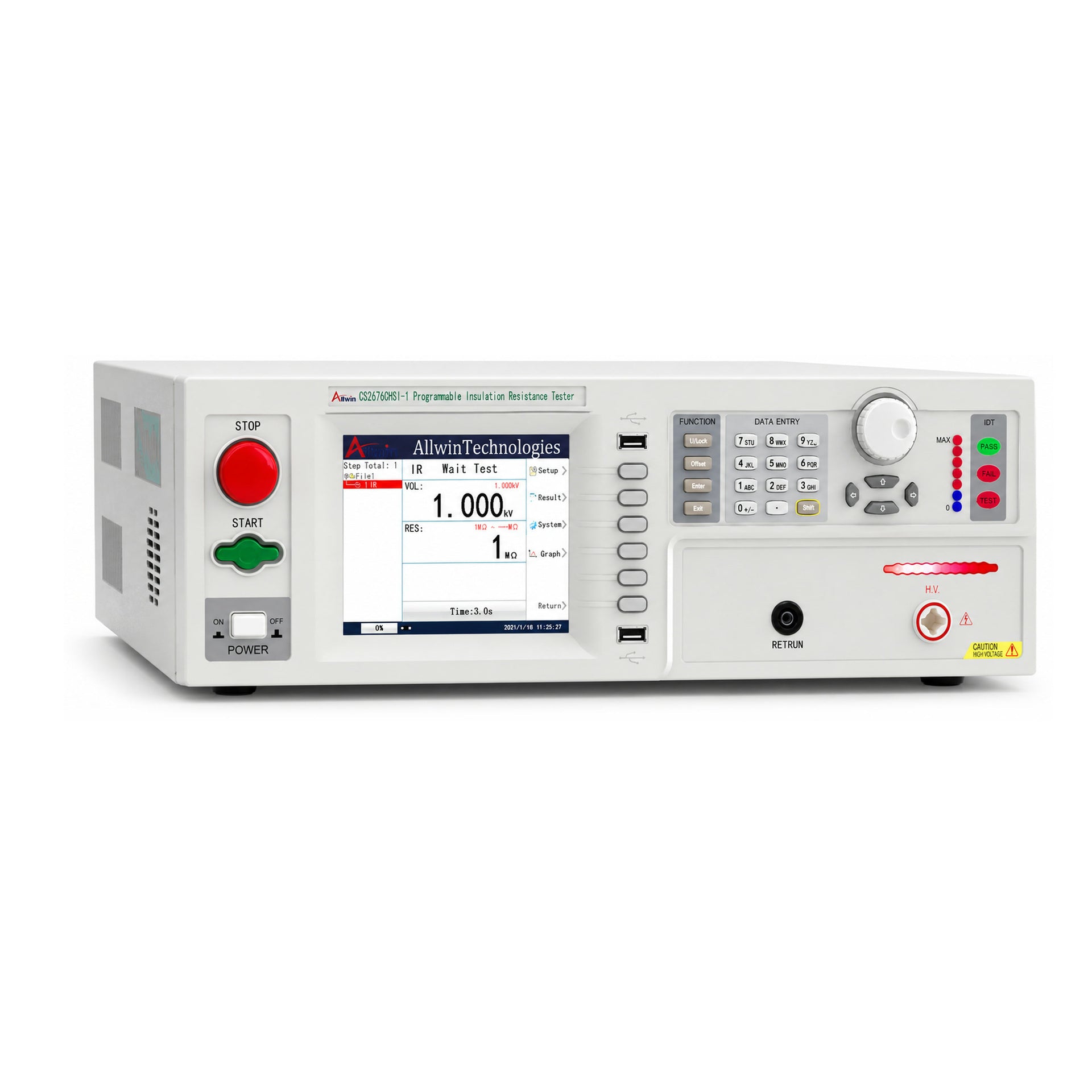Insulation Resistance Tester, 5 kV insulation test voltage - CS2676CHSI-1 - image 2