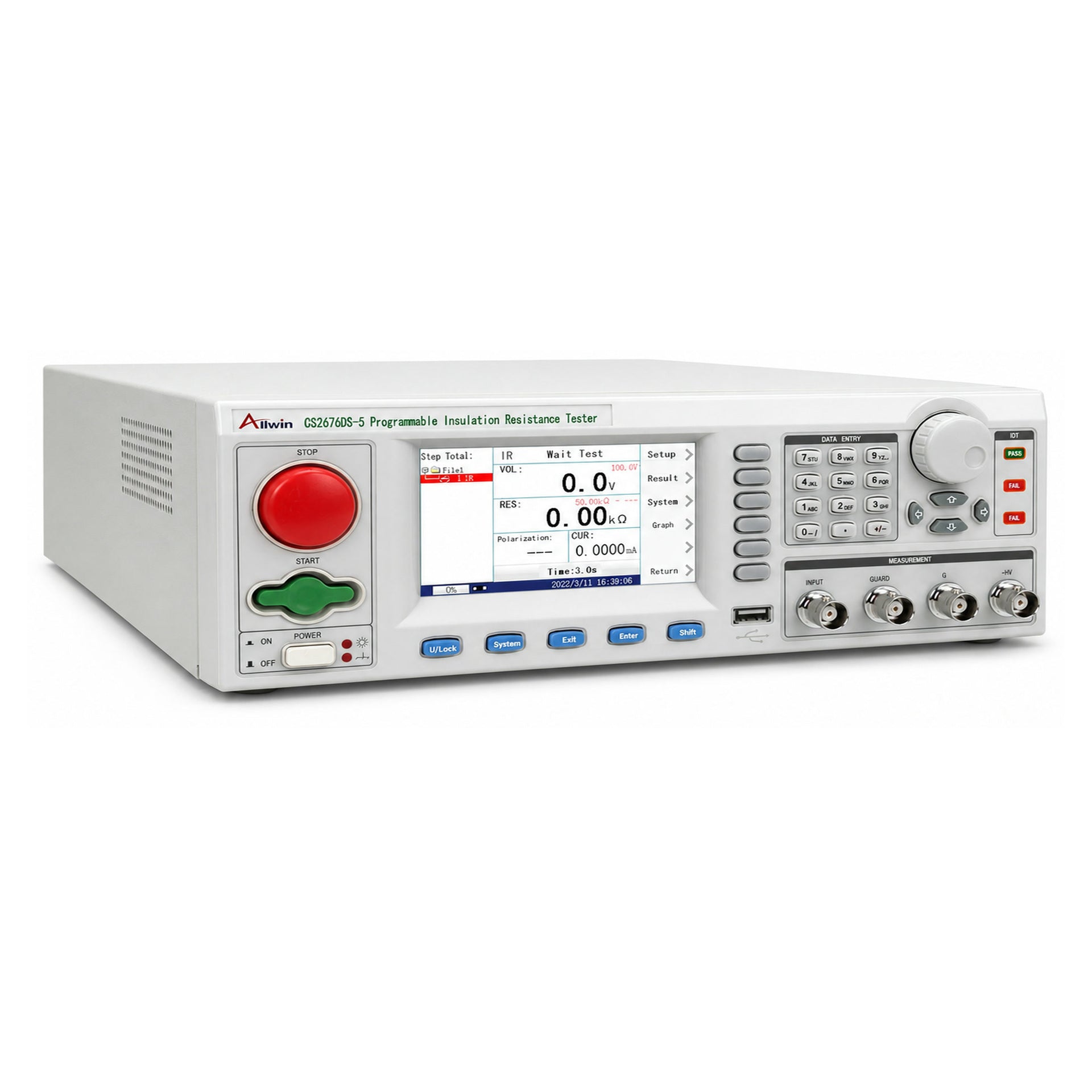 Insulation Resistance Tester, ±0.5% insulation voltage accuracy - CS2676DS-5 - image 2