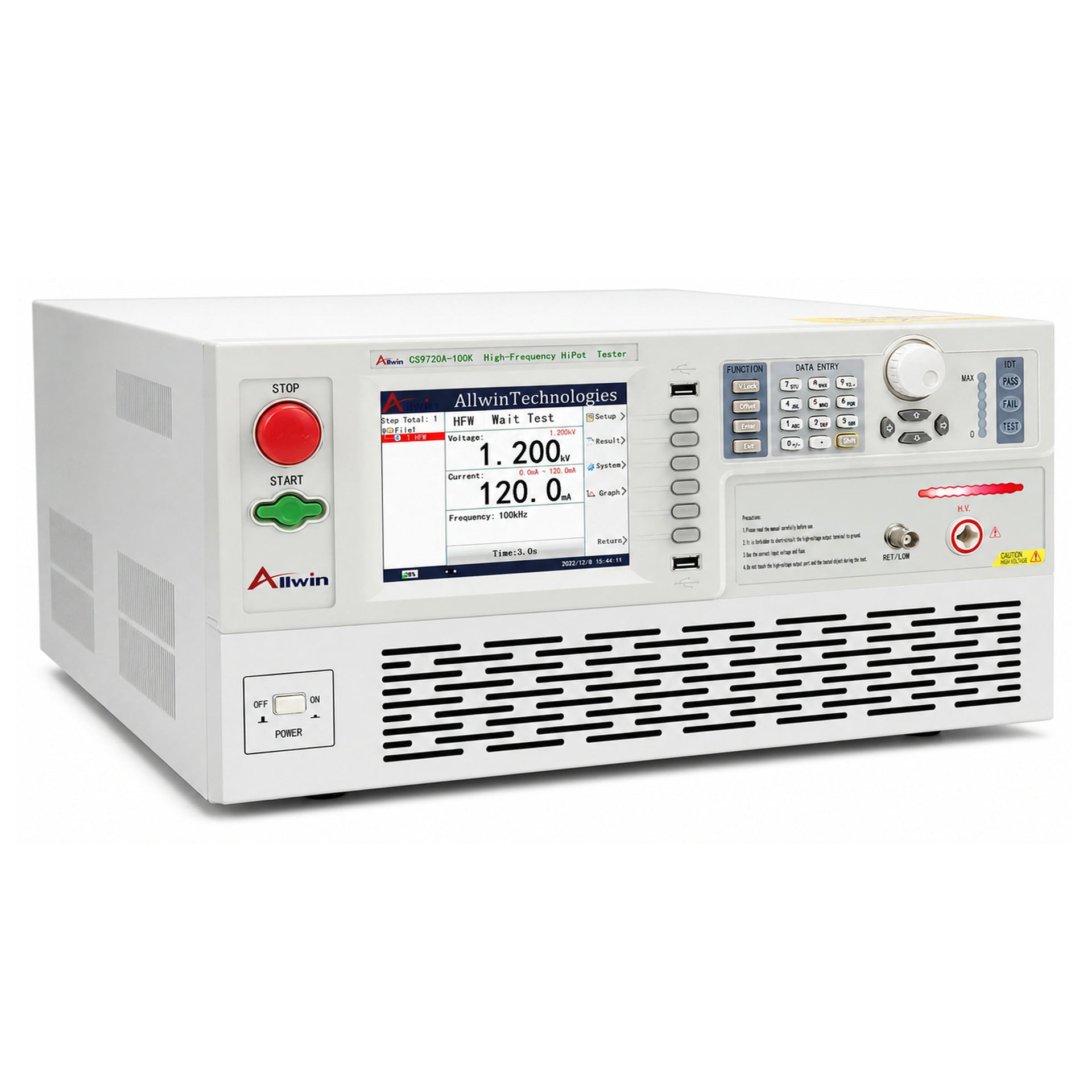 High-Frequency HiPot Tester, 100kHz - CS9720A-100K - image 2