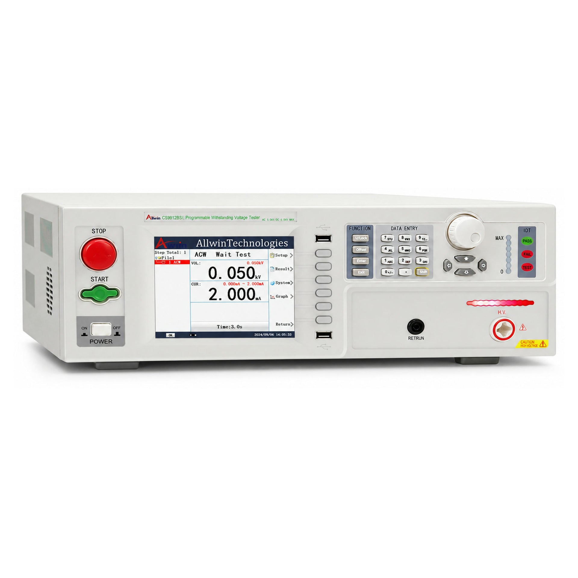 AC/DC HiPot Tester, 6 kV - CS9912BSI - image 2