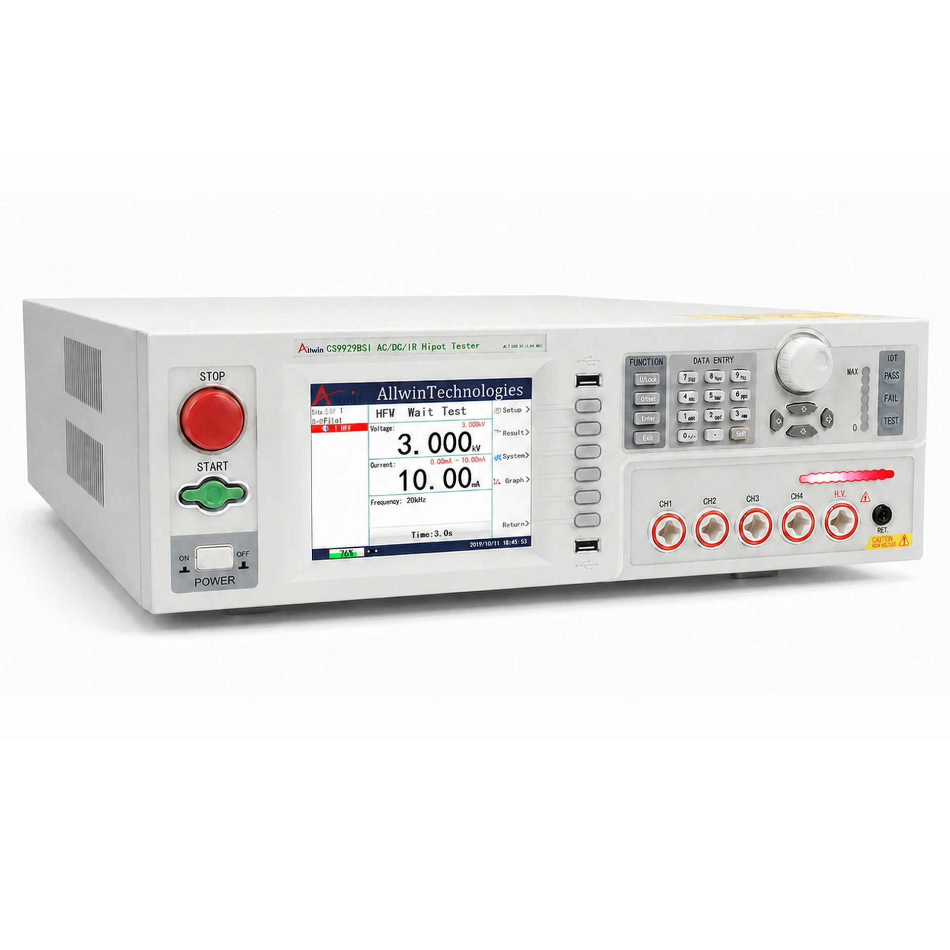 2-in-1 Electrical Safety Tester, 4-channel scanning - CS9929BSI - image 2