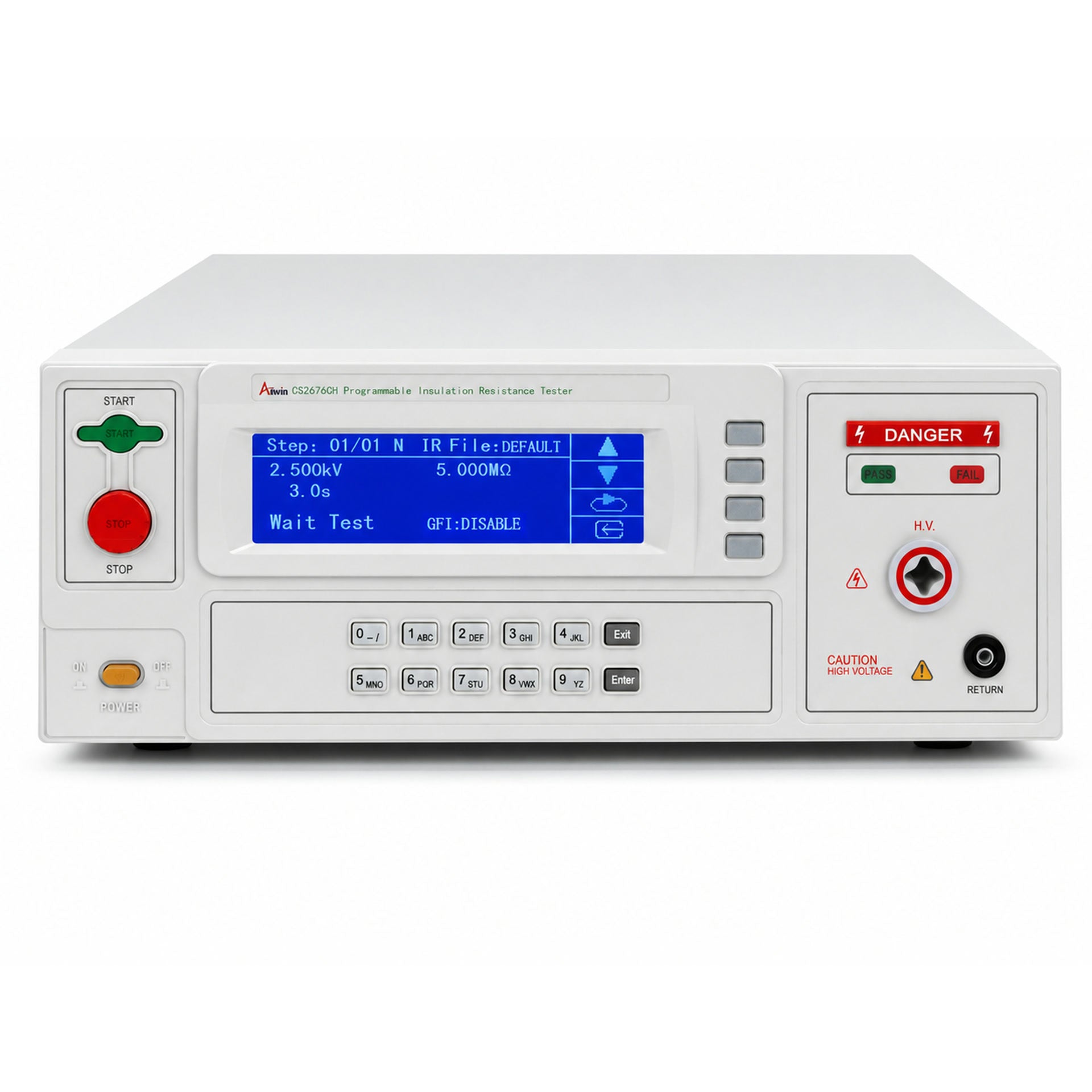 Insulation Resistance Tester, 2.5 kV insulation test voltage - CS2676CH - image 1