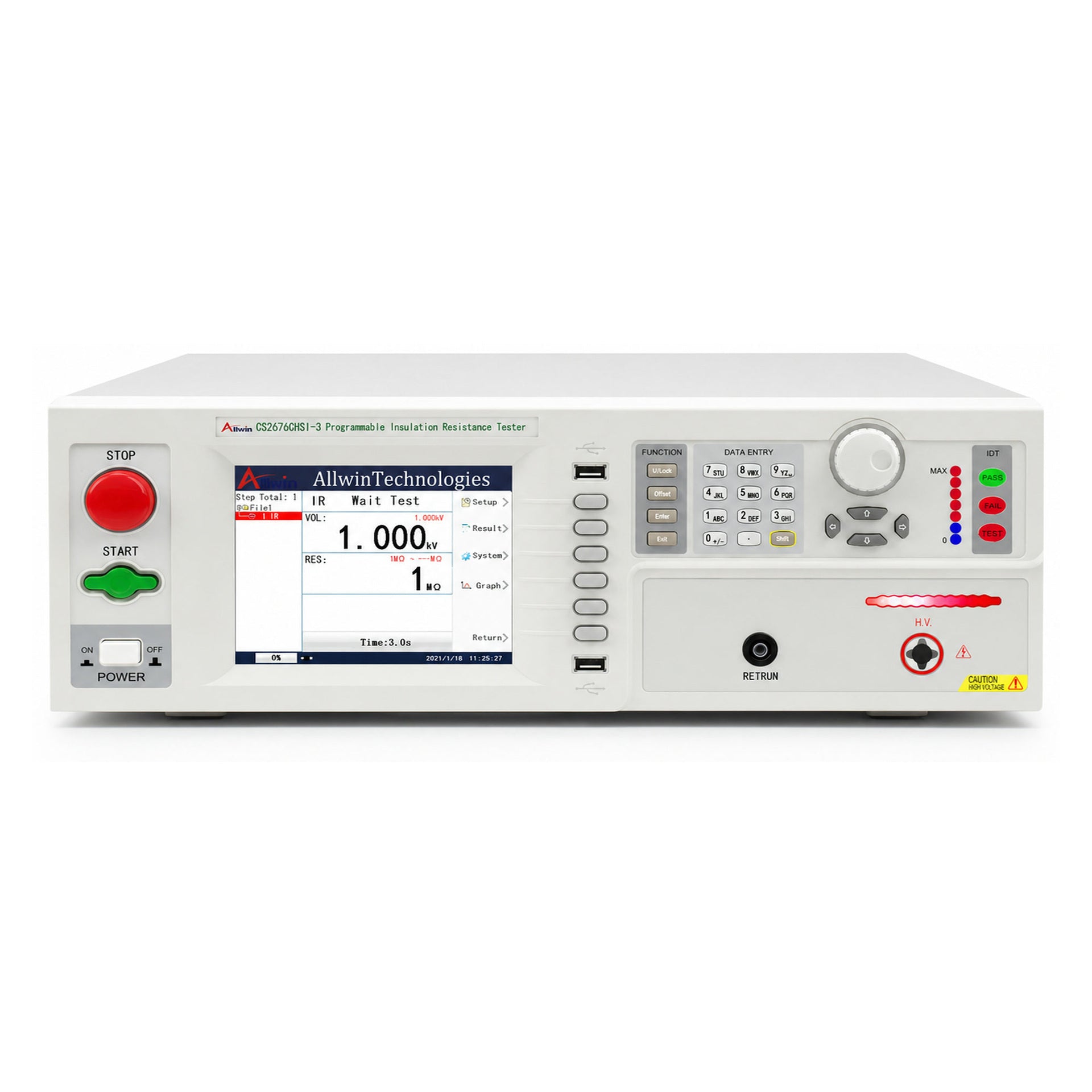 Insulation Resistance Tester, 10 kV insulation test voltage - CS2676CHSI-3 - image 1