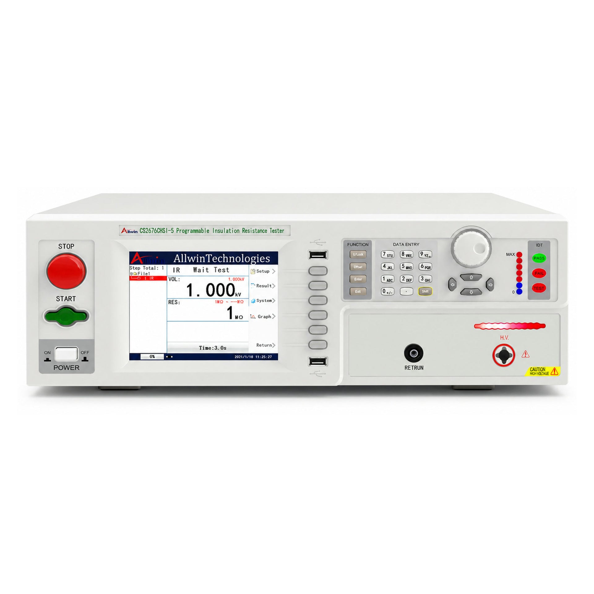 Insulation Resistance Tester, 1.2 TΩ insulation resistance - CS2676CHSI-5 - image 1