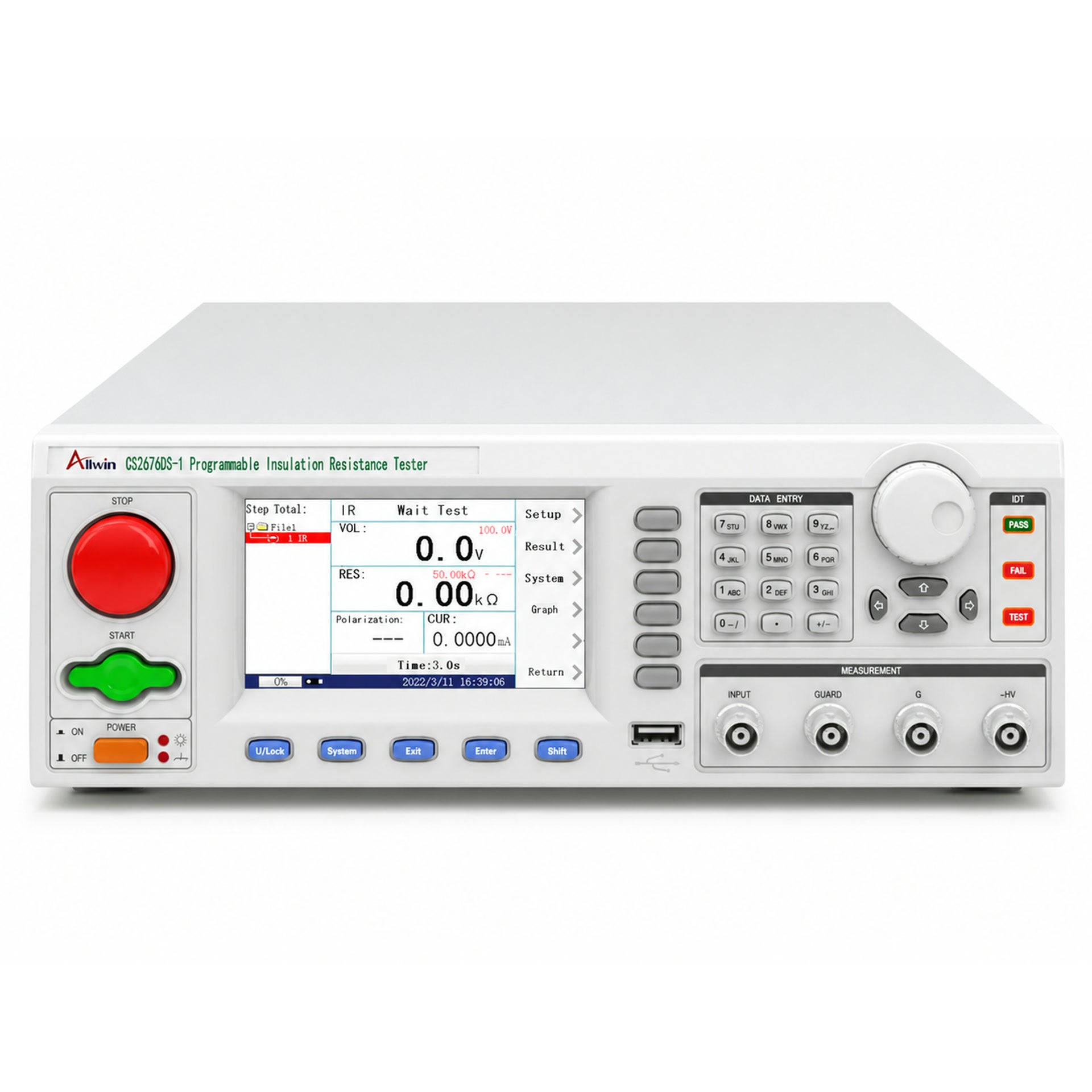 Insulation Resistance Tester, ±0.5% insulation voltage accuracy - CS2676DS-1 - image 1