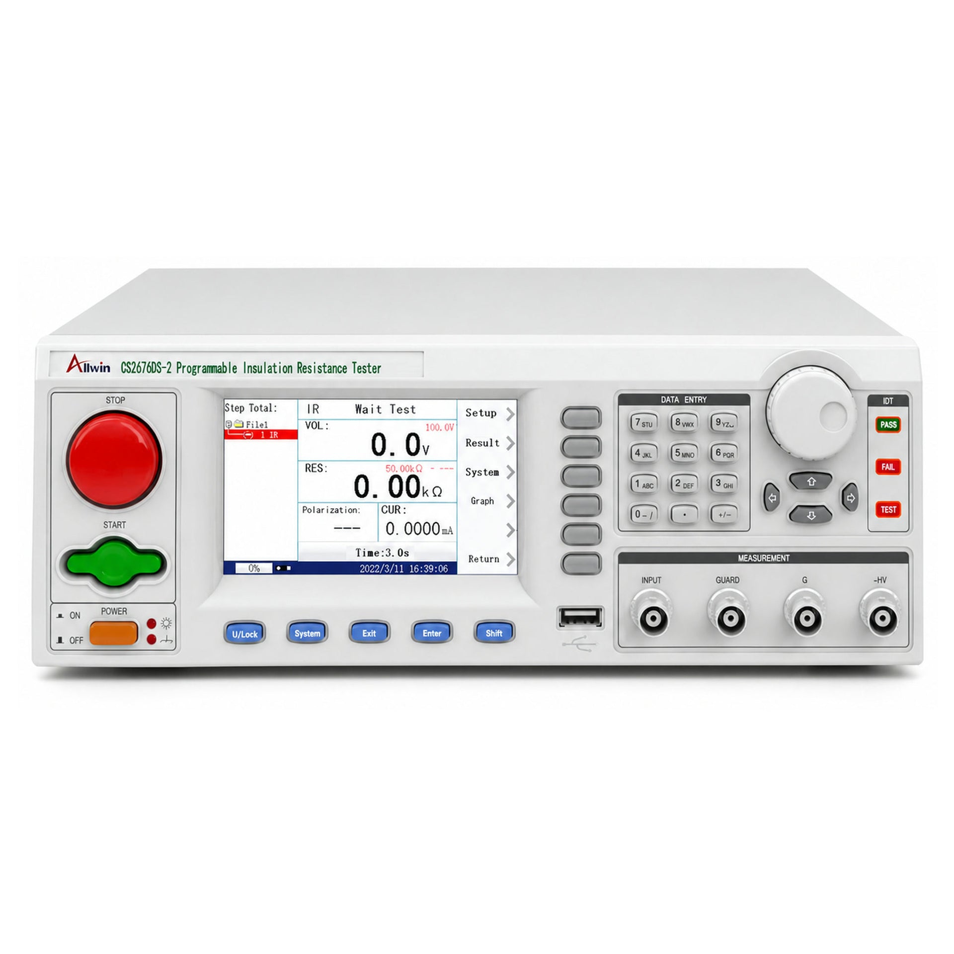 Insulation Resistance Tester, ±0.5% insulation voltage accuracy - CS2676DS-2 - image 1