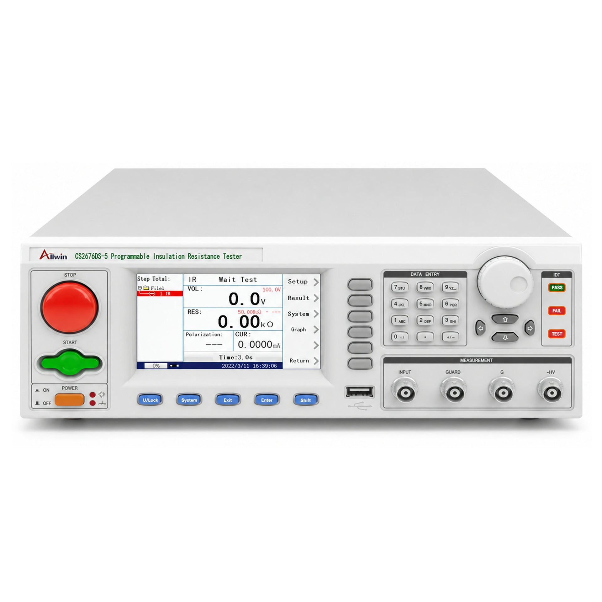 Insulation Resistance Tester, ±0.5% insulation voltage accuracy - CS2676DS-5 - image 1