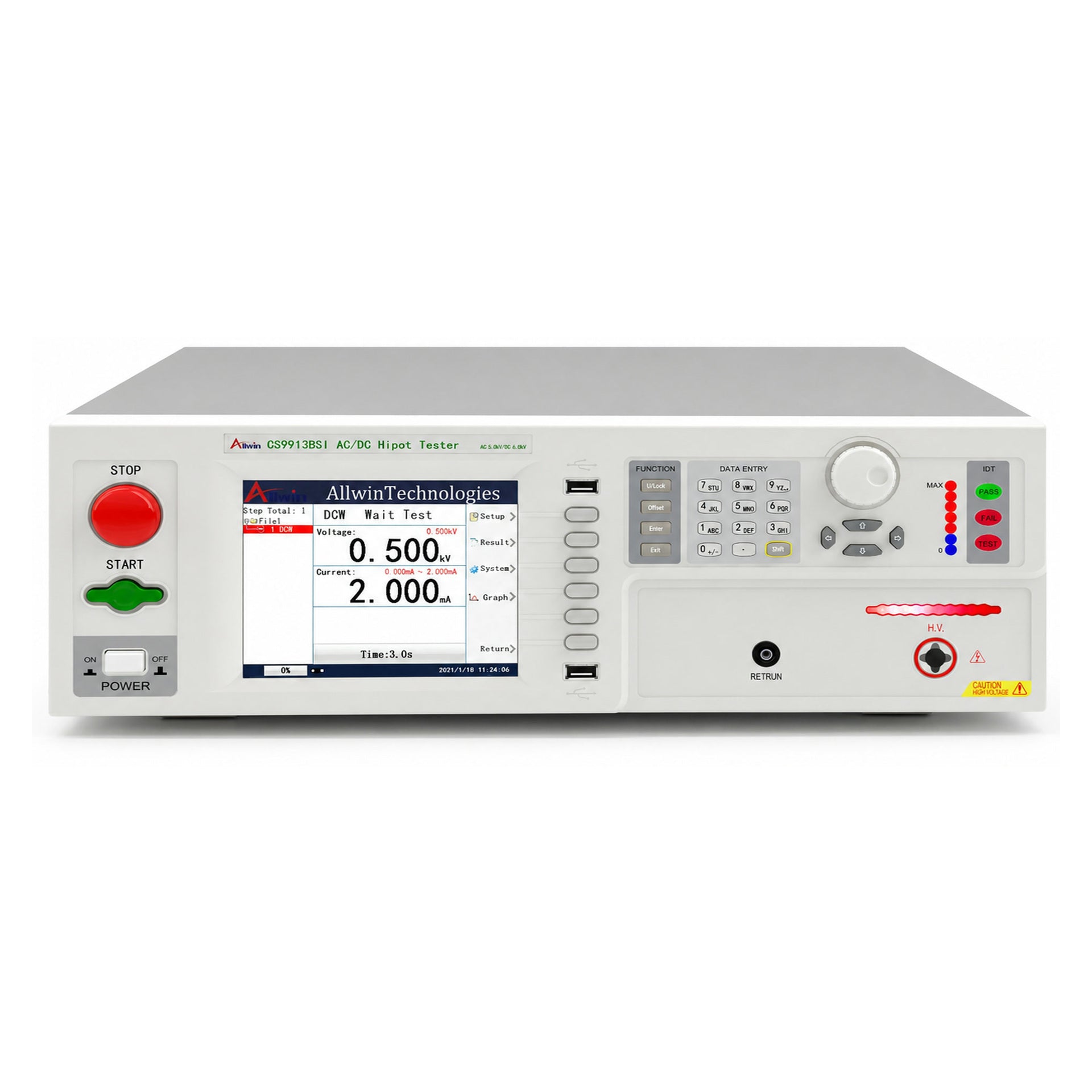 AC/DC HiPot Tester, 6 kV - CS9913BSI - image 1