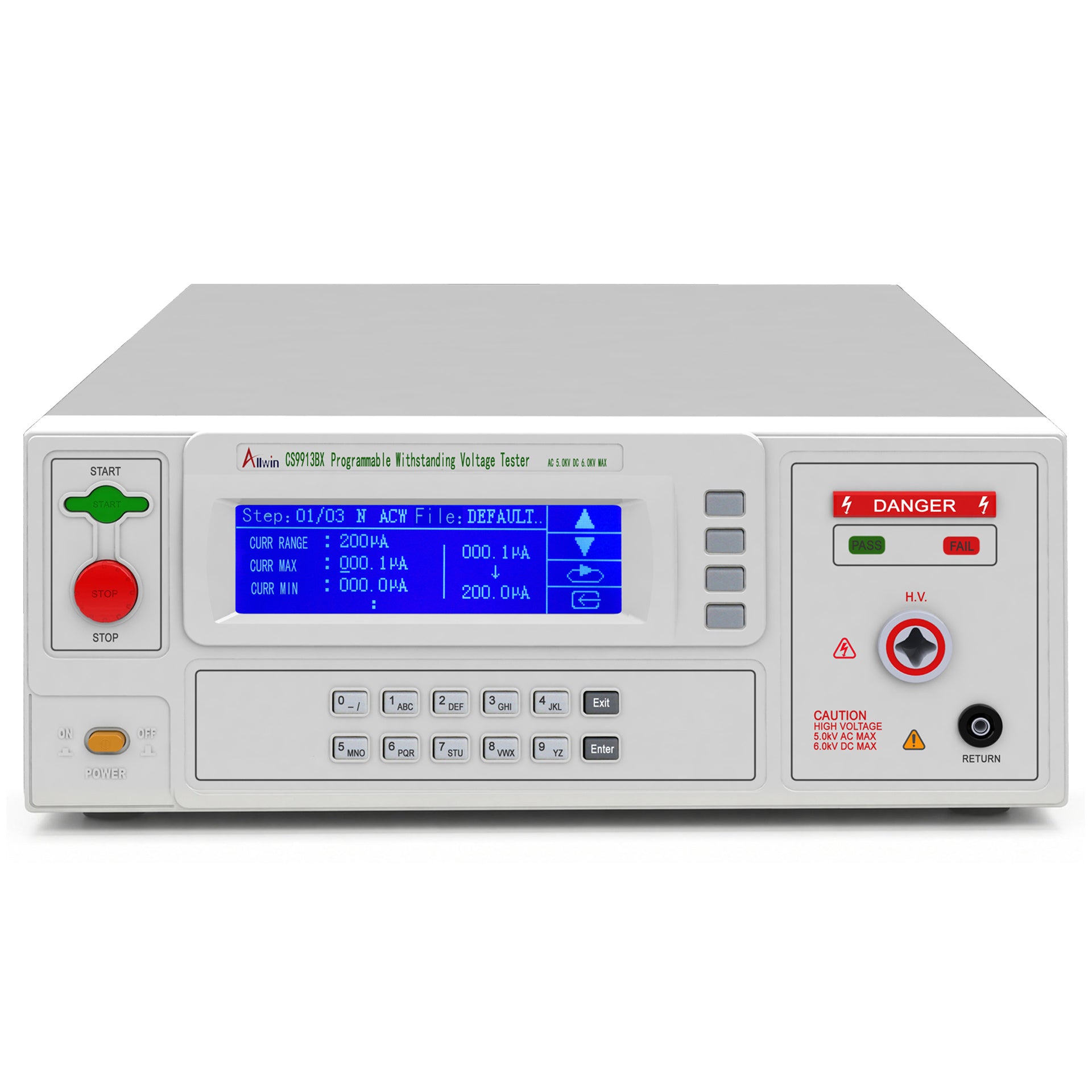 AC/DC HiPot Tester, 5 kV - CS9913BX - image 1