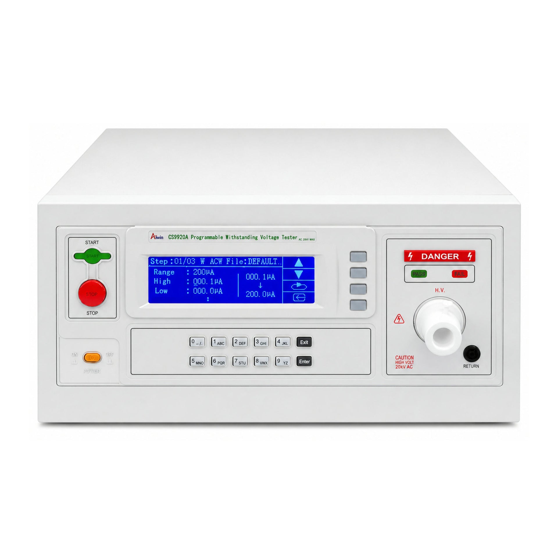Ultra-High Voltage HiPot Tester, 20kV - CS9920A - image 1