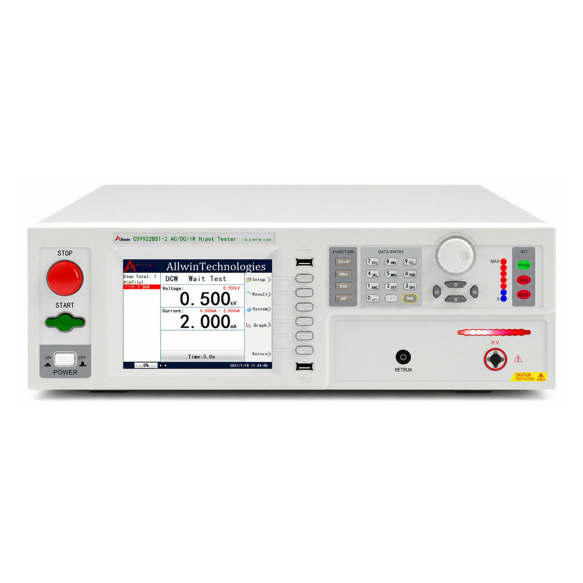 2-in-1 Electrical Safety Tester, AC/DC - CS9922BSI-2 - image 1