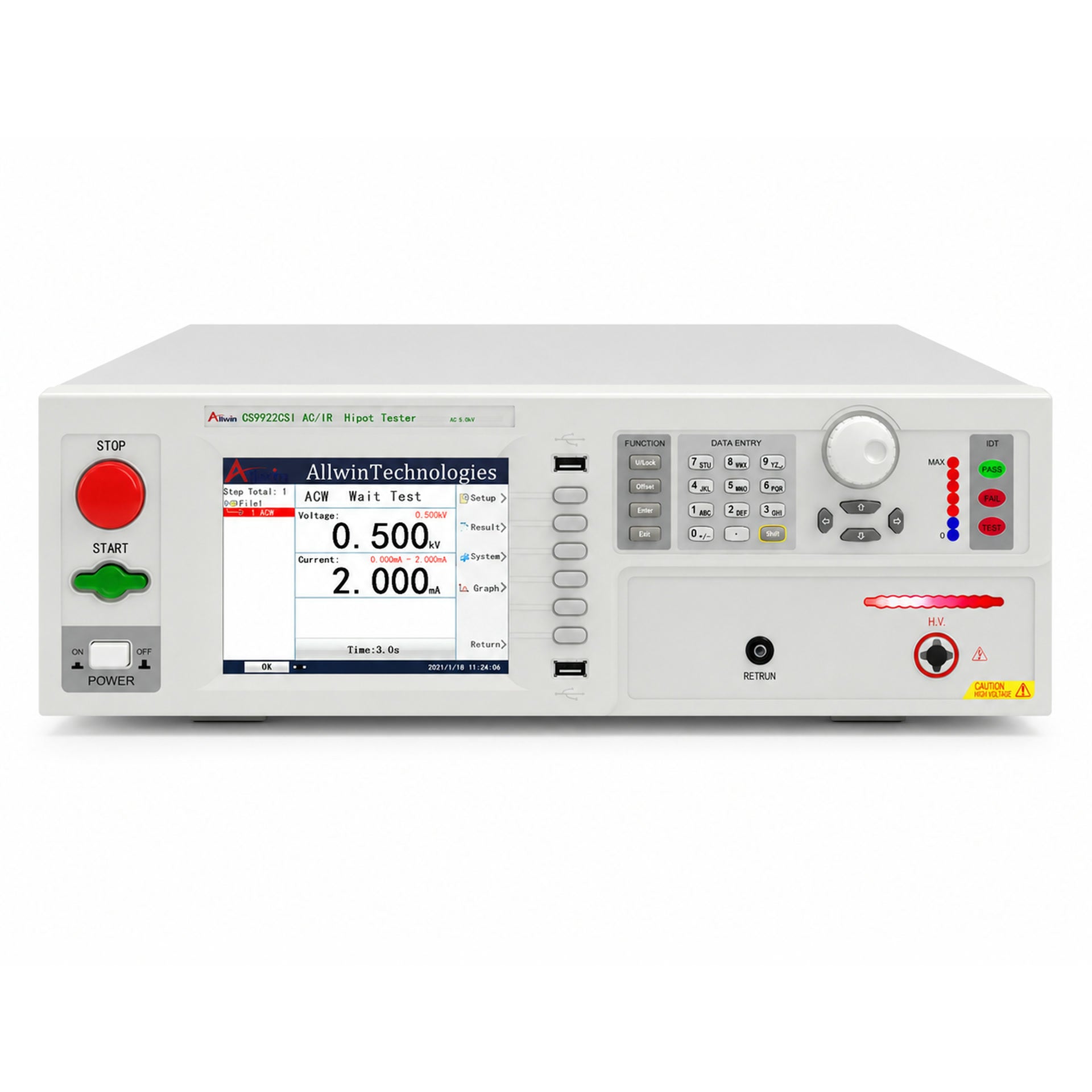 2-in-1 Electrical Safety Tester, AC - CS9922CSI - image 1