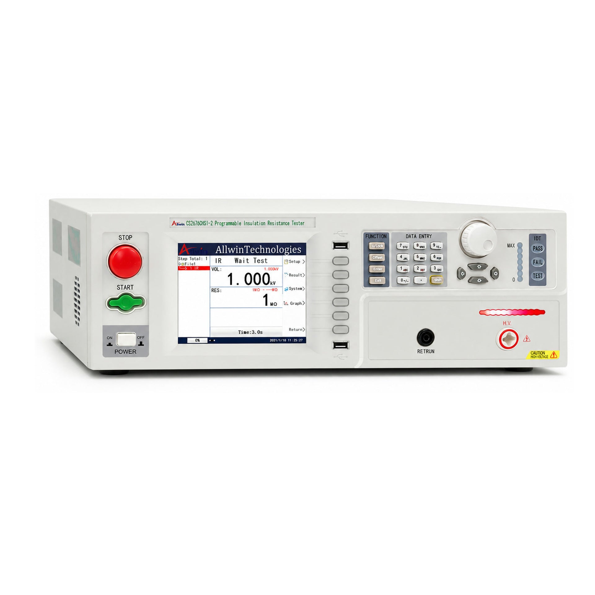 Insulation Resistance Tester, 10 kV insulation test voltage - CS2676CHSI-2 - image 2