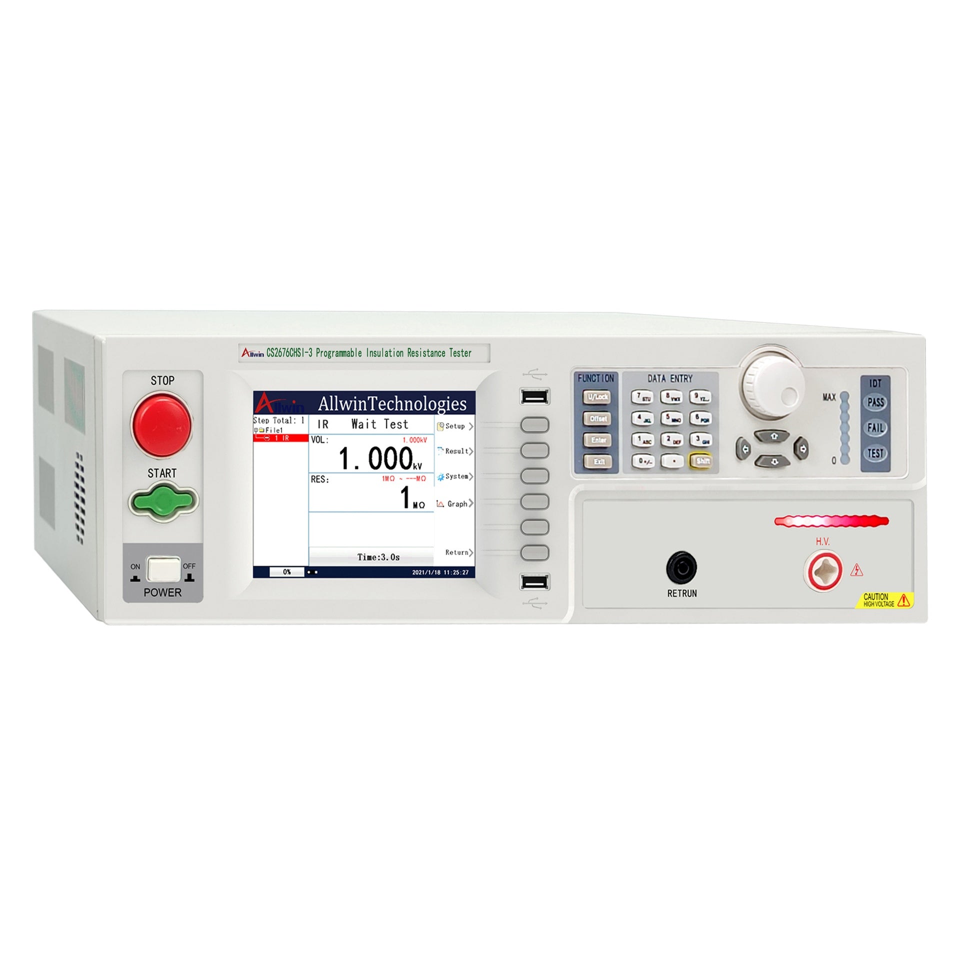 Insulation Resistance Tester, 10 kV insulation test voltage - CS2676CHSI-3 - image 2