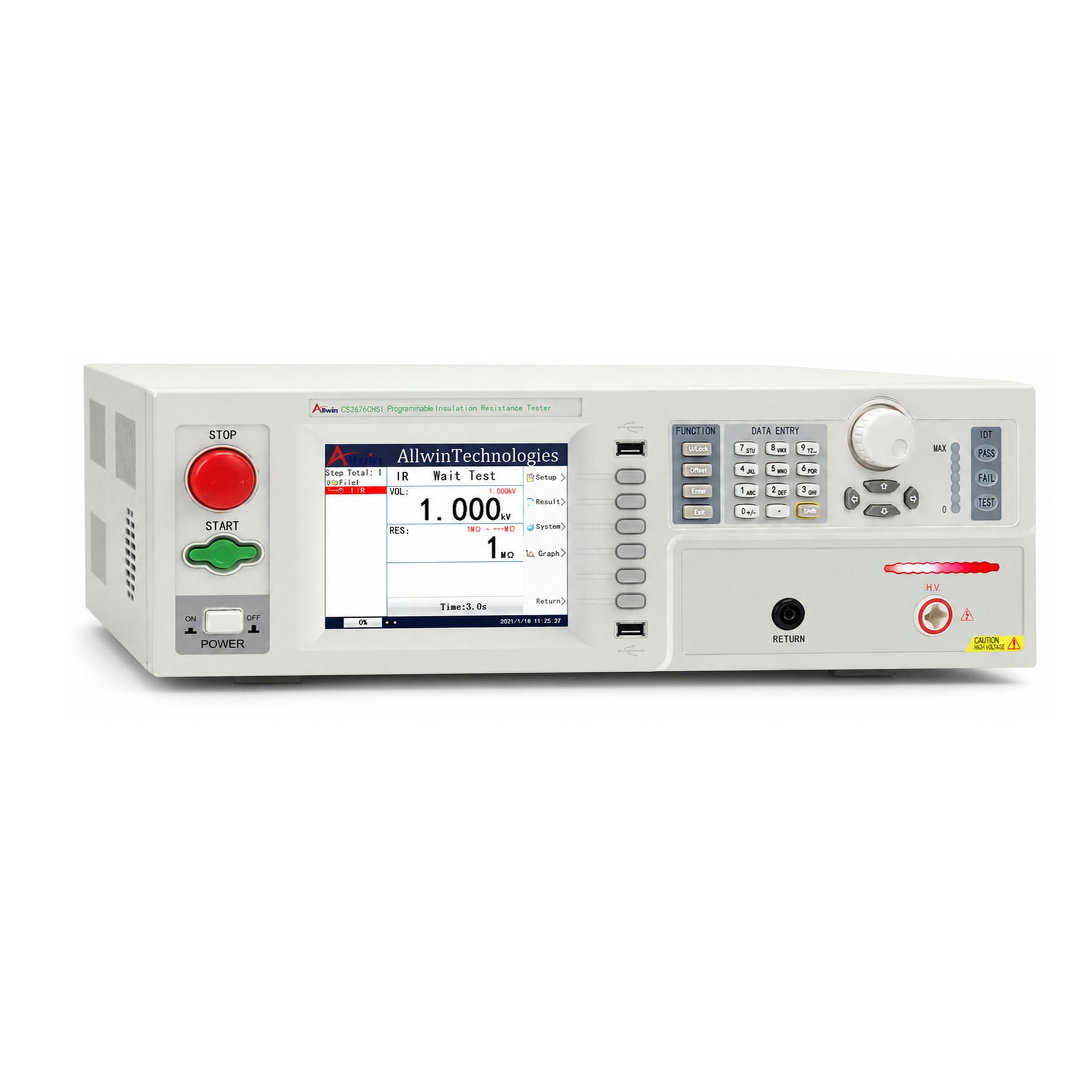 Insulation Resistance Tester, 2.5 kV insulation test voltage - CS2676CHSI - image 2