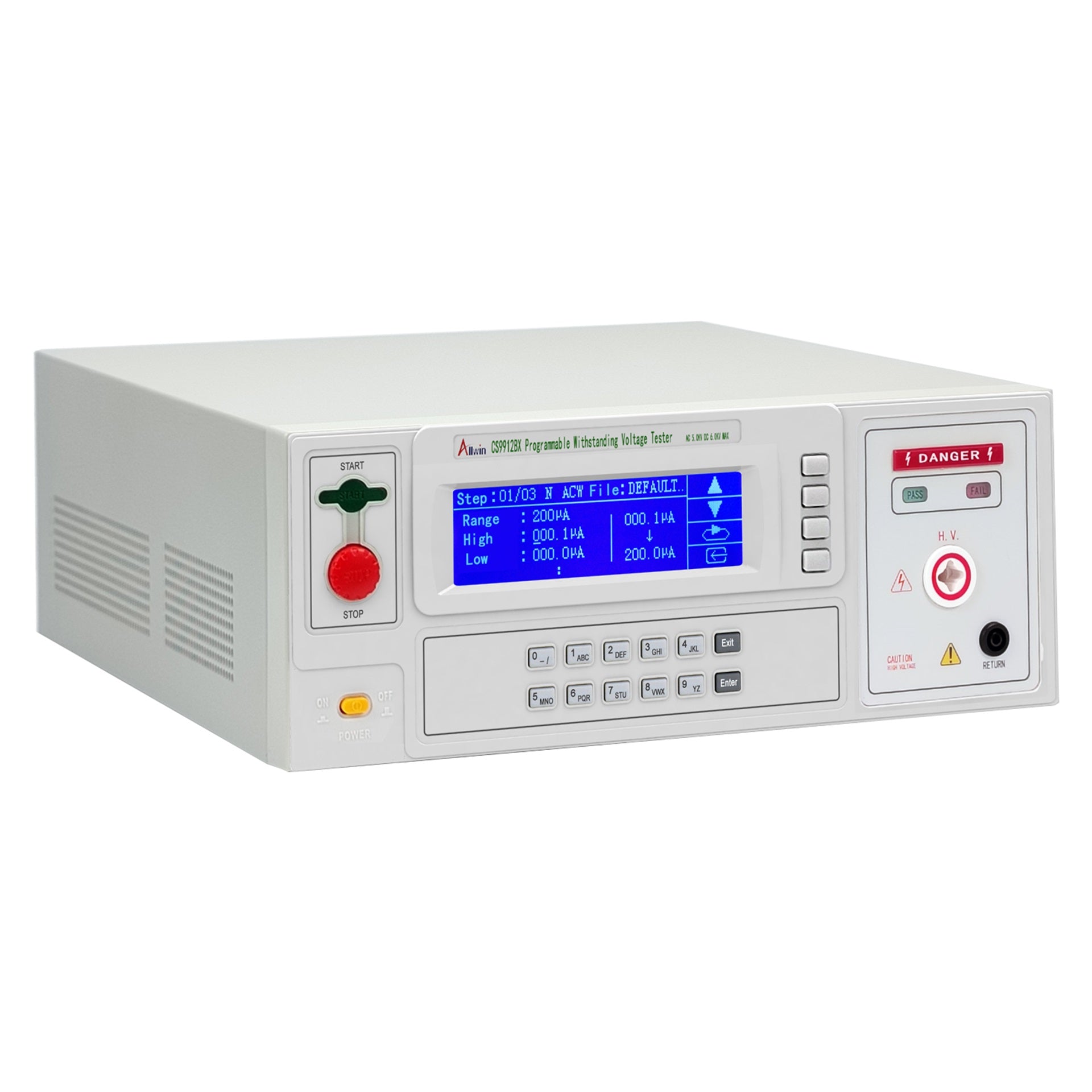 AC/DC HiPot Tester, 5 kV - CS9912BX - image 2