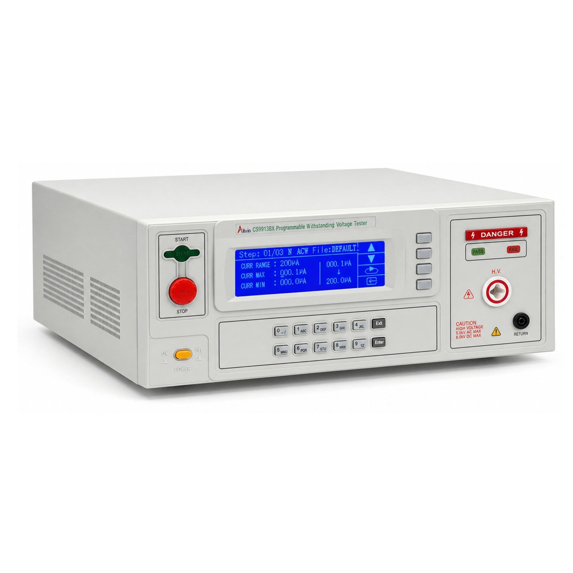 AC/DC HiPot Tester, 5 kV - CS9913BX - image 2