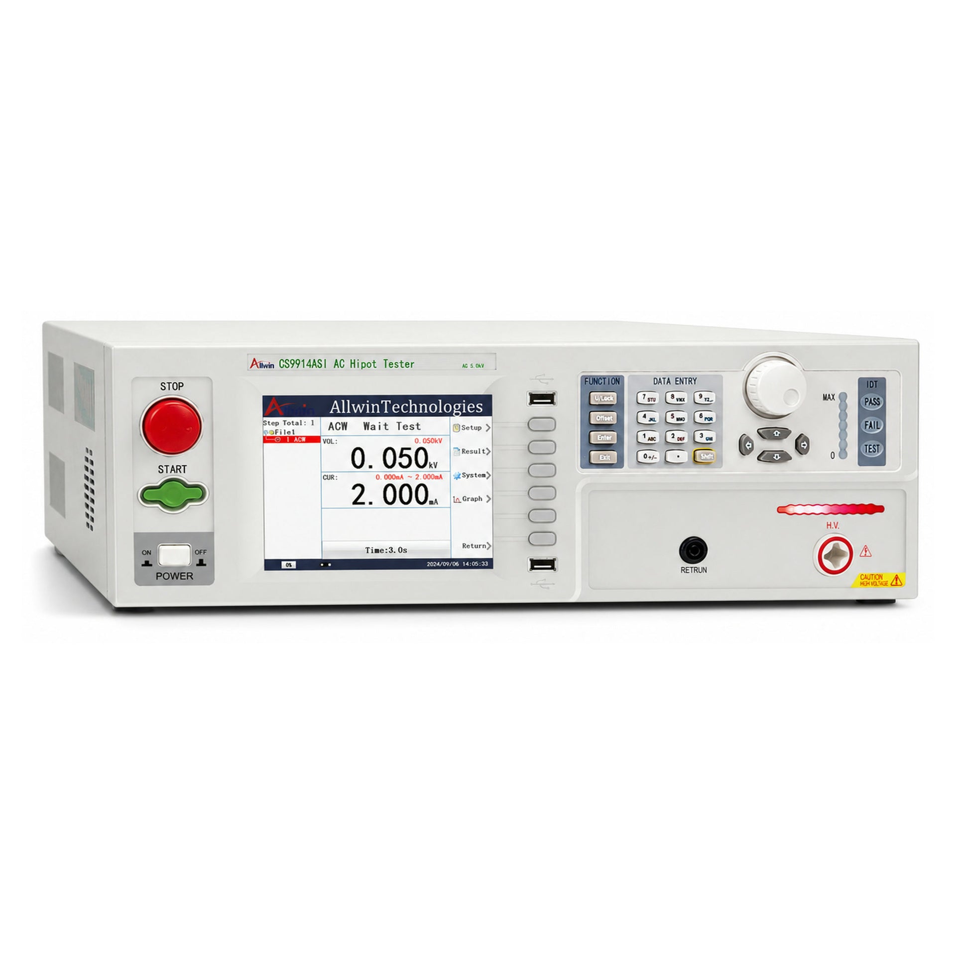 AC HiPot Tester, 5 kV - CS9914ASI - image 2