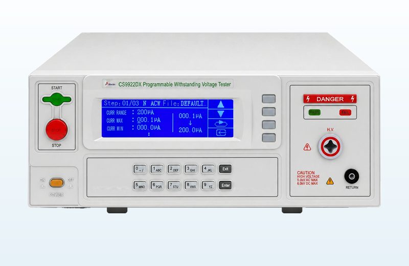 CS9922DX — 50 mA AC HiPot + DC + IR in one tester