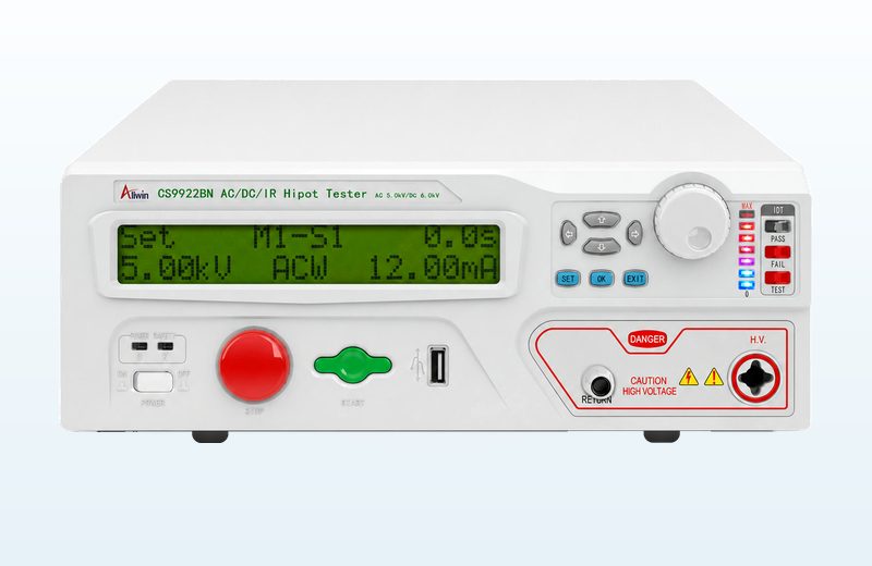 CS9922BN — 20 mA AC HiPot + DC + IR testing
