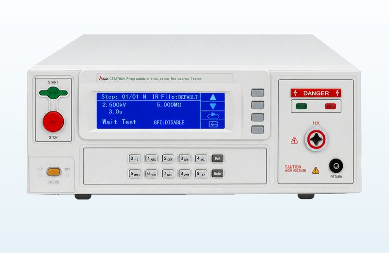 CS2676CH — 2.5 kV programmable insulation testing