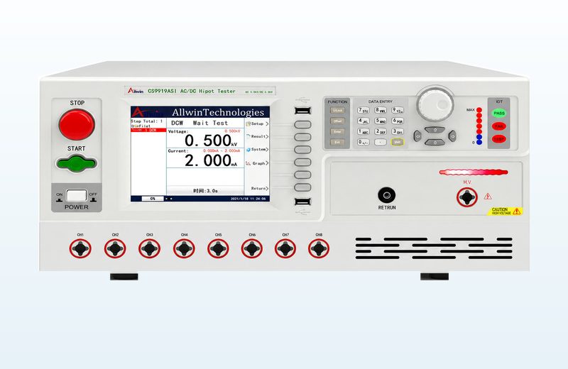 CS9919ASI — 8-channel programmable AC/DC HiPot scanning